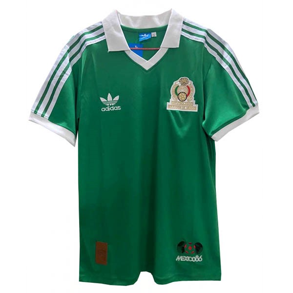 Tailandia Camiseta Mexico 1st Retro 1986 Verde